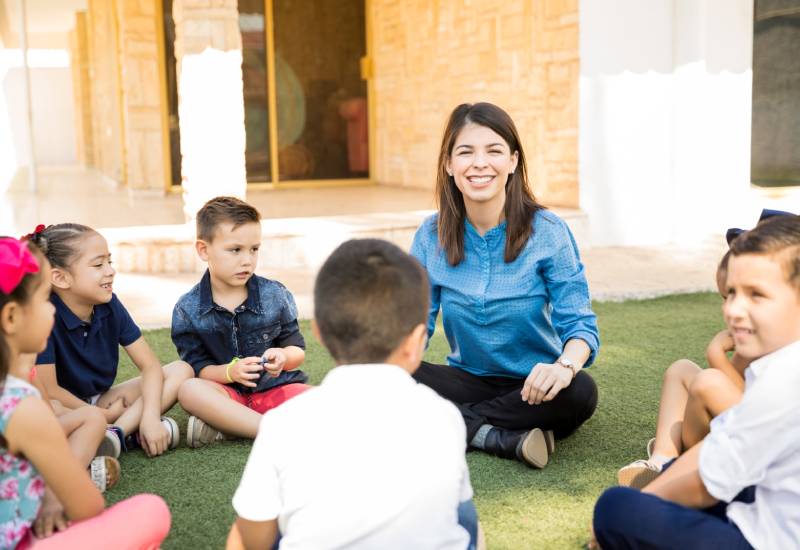 Child in a Daycare Center