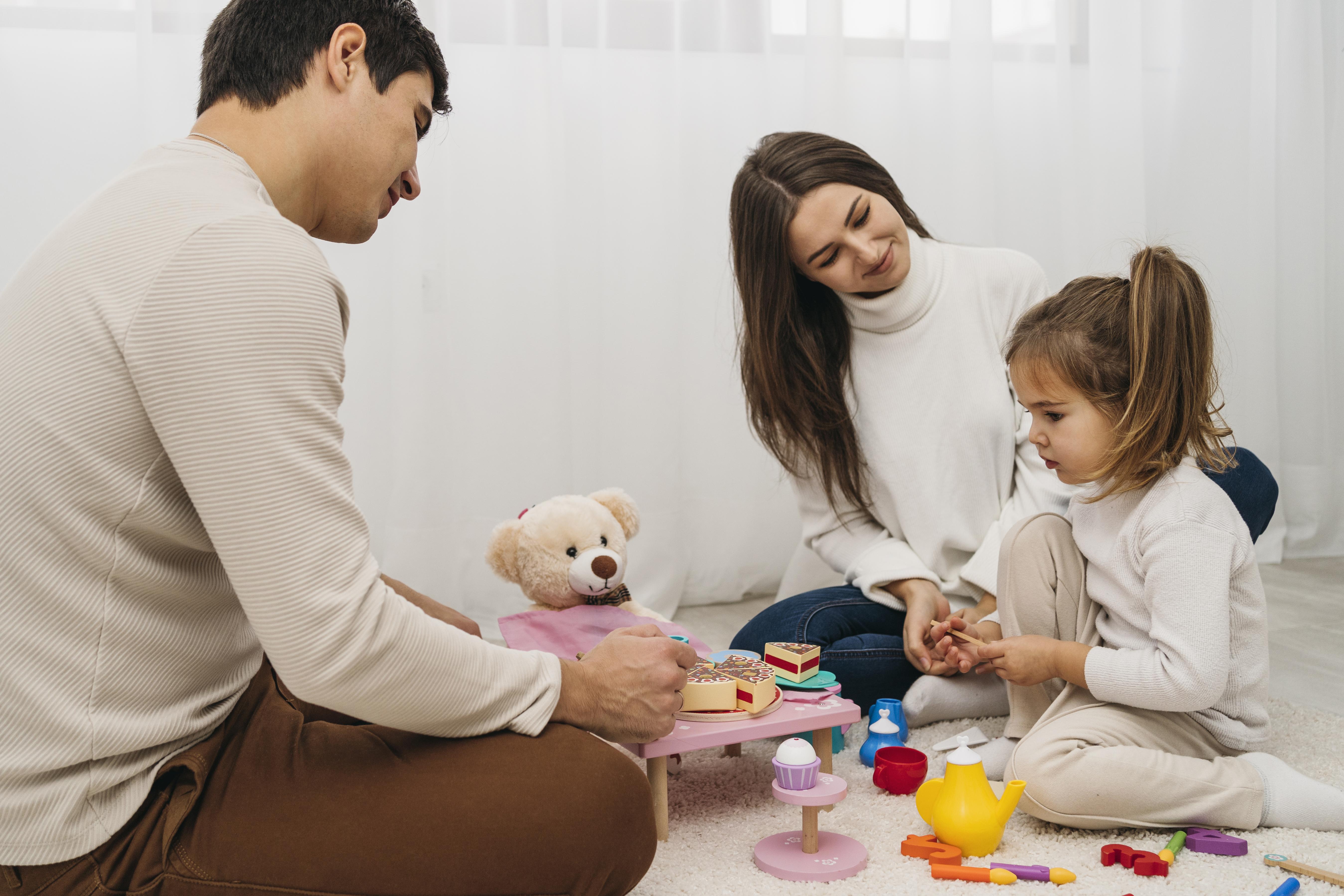daughter-playing-with-parents-home